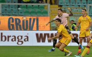 Palermo-Cittadella 0-1, serie B 2023-2024, Brunori in azione. Foto Pasquale Ponente