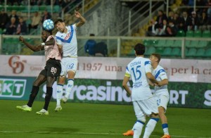 Palermo-Brescia, Coulibaly in azione. Foto Pasquale Ponente