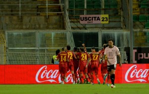 Palermo-Catanzaro, esultanza calabrese. Foto Pasquale Ponente