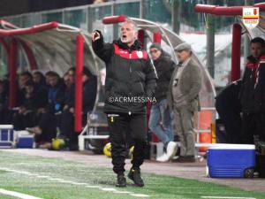Giacomo Modica, allenatore Messina, serie C 2023-2024. Foto Acr Messina