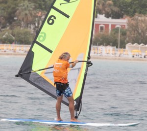 Campionati italiani Windurfer 2024 a Mondello. Marco Casagrande in azione. Foto Salvo Militello