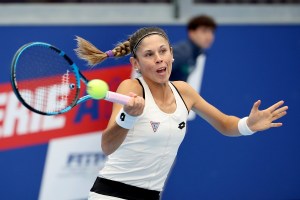 Giorgia Pedone, Ct Palermo, vince il suo singolare nella finale scudetto 2024 di Torino. Foto Giampiero Sposito