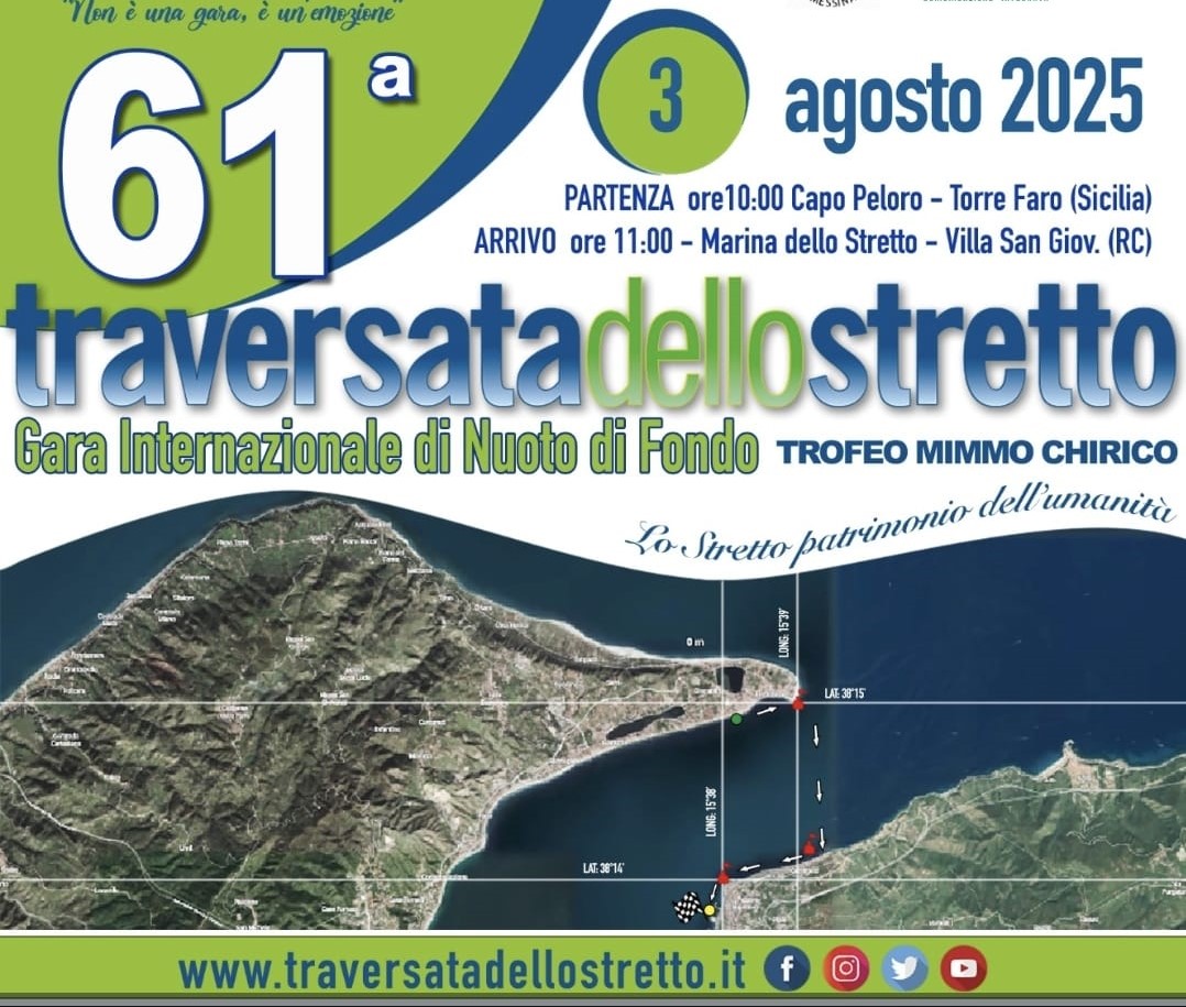 Manca poco all’apertura delle iscrizioni per la 61ª Traversata dello Stretto
