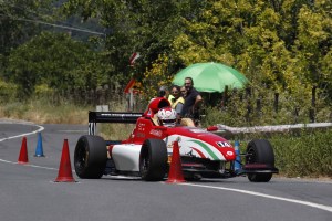 Silvio Fiore vincitore dello Slalom Città di Novara su Radical SR4 Suzuki